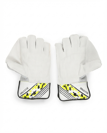 Bold Strike Yellow Wicket Keeping gloves