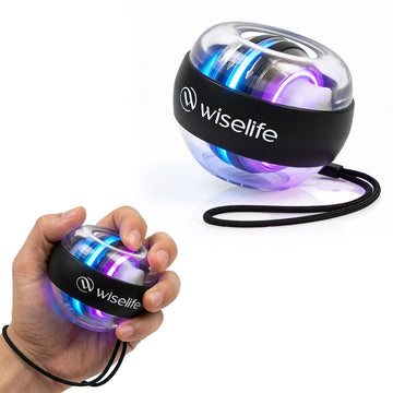 wiselife gyro ball , gyro ball , gyro ball for kids , small gyro ball , gyro , gyro ball kids , gyro ball large , gyro ball wrist excerciser , gyro ball with light