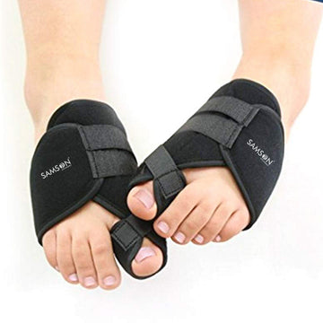 SAMSON Hallux Valgus Splint (Single) | Bunion Corrector, Toe Straightener & Fracture Support for Pain Relief