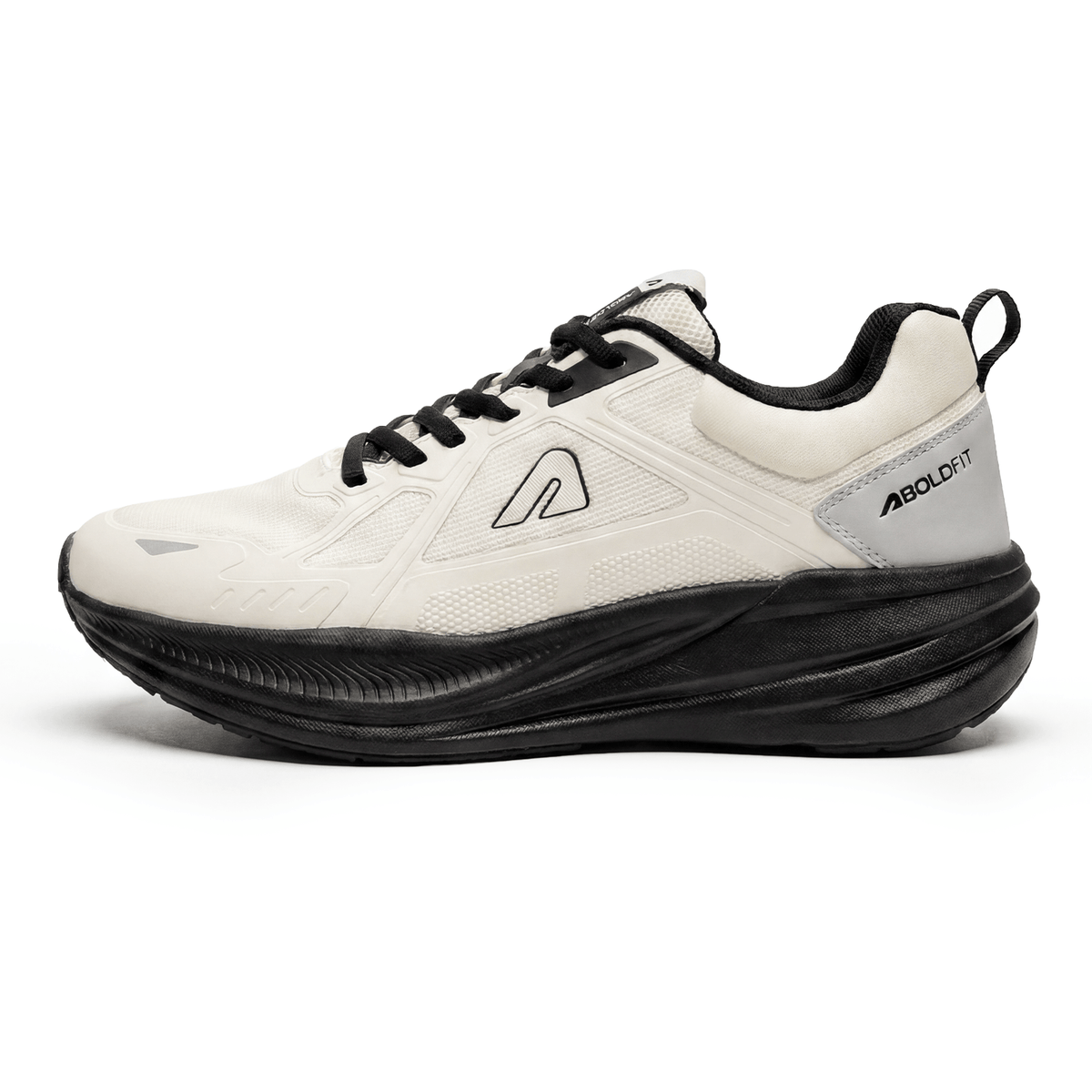 PaceX Men's Shoes - Off White Black