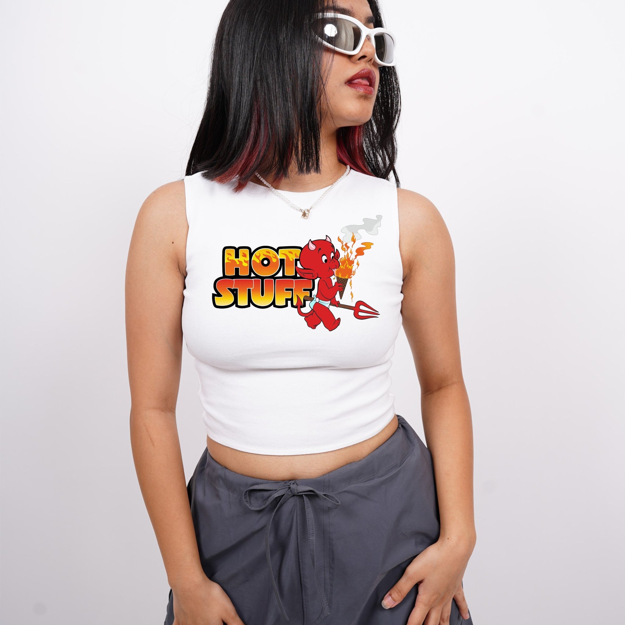Hot Stuff : Burger Bae Sleeveless Rachel Tank For Women