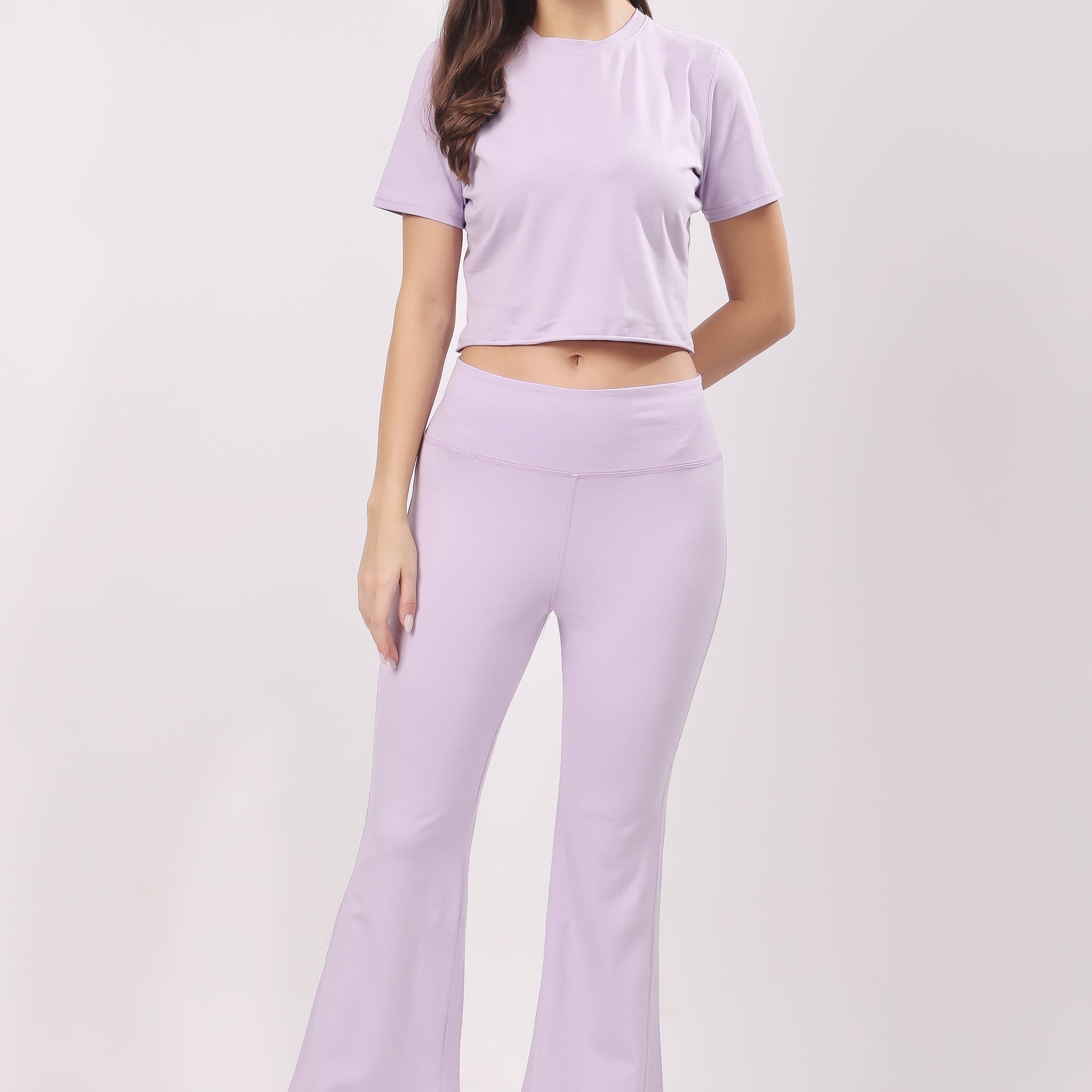 Flare Bliss Co-ord Sets - Lilac