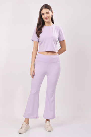 Flare Bliss Co-ord Sets - Lilac
