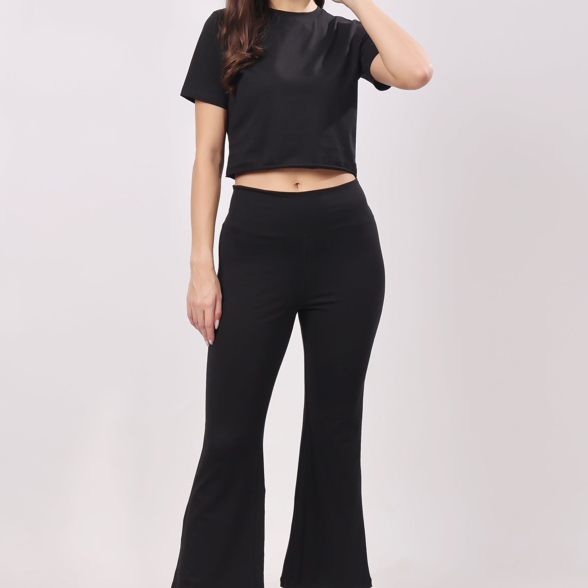 Flare Bliss Co-ord Sets - Black