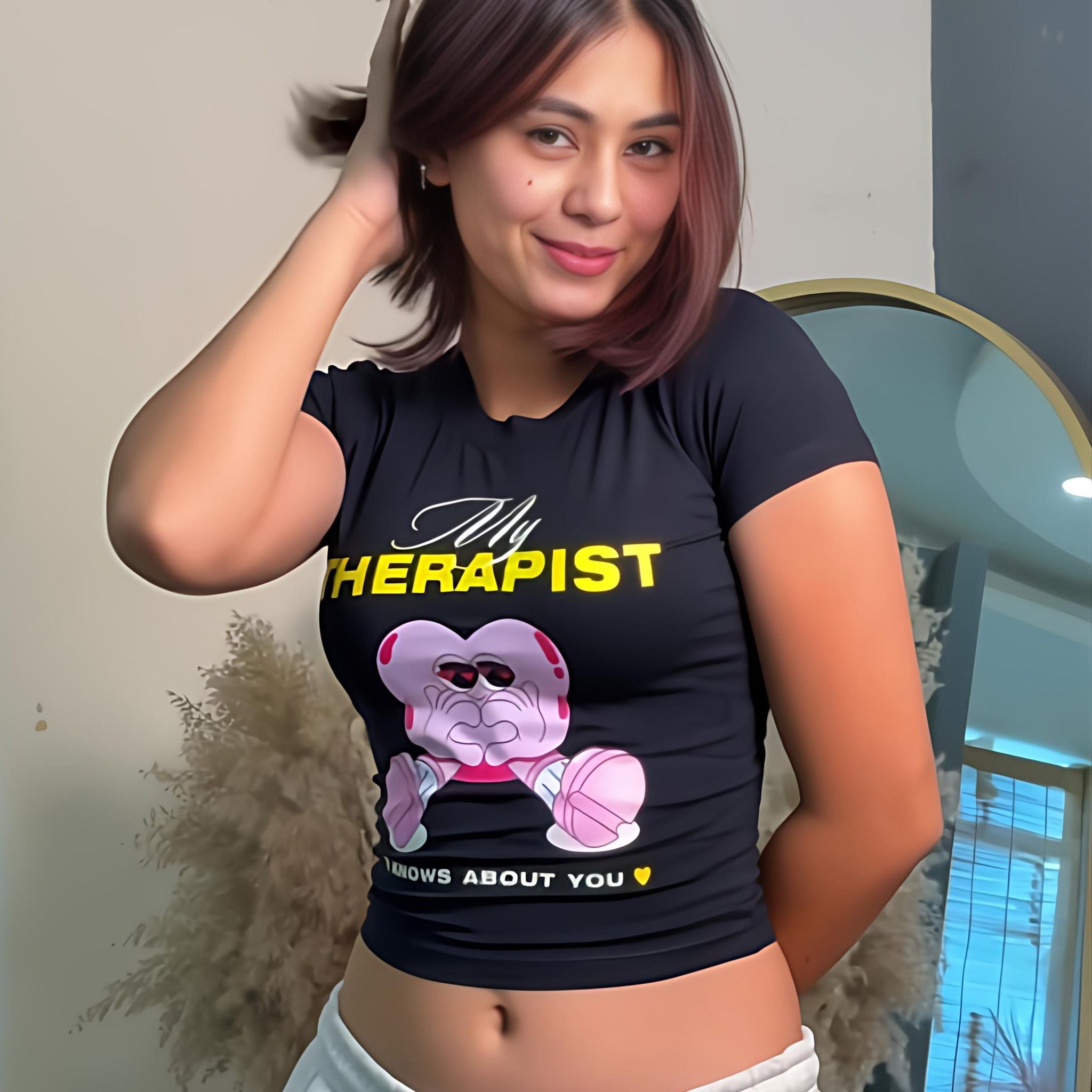 Therapist It Girl Baby tee for Women