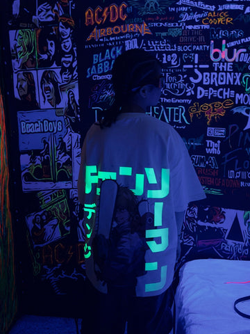 Denji : Chainsawman Glow In Dark Drop Sleeved  Tee For Men and Women