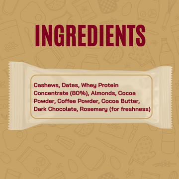 Dessert Protein Bars – Mocha Boost (Pack of 2)