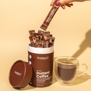 Instant Coffee | With Ashwagandha Root Extract, Shiitake, Maitake Mushrooms, Taurine, Coffee Arabica