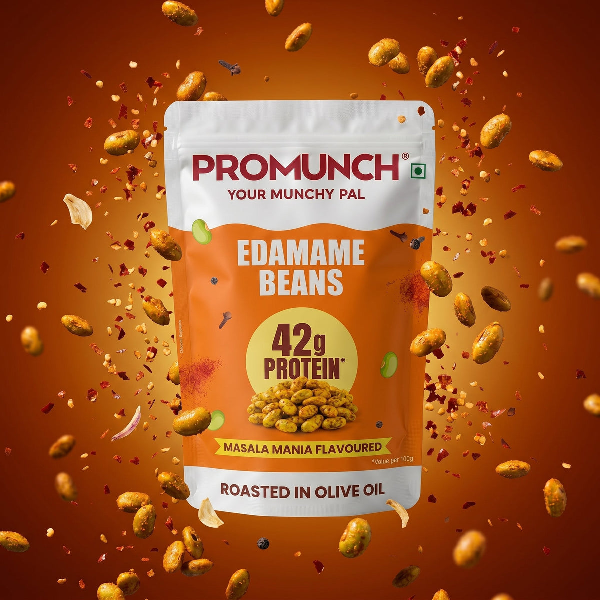 Buy Roasted Edamame Beans | Masala Mania