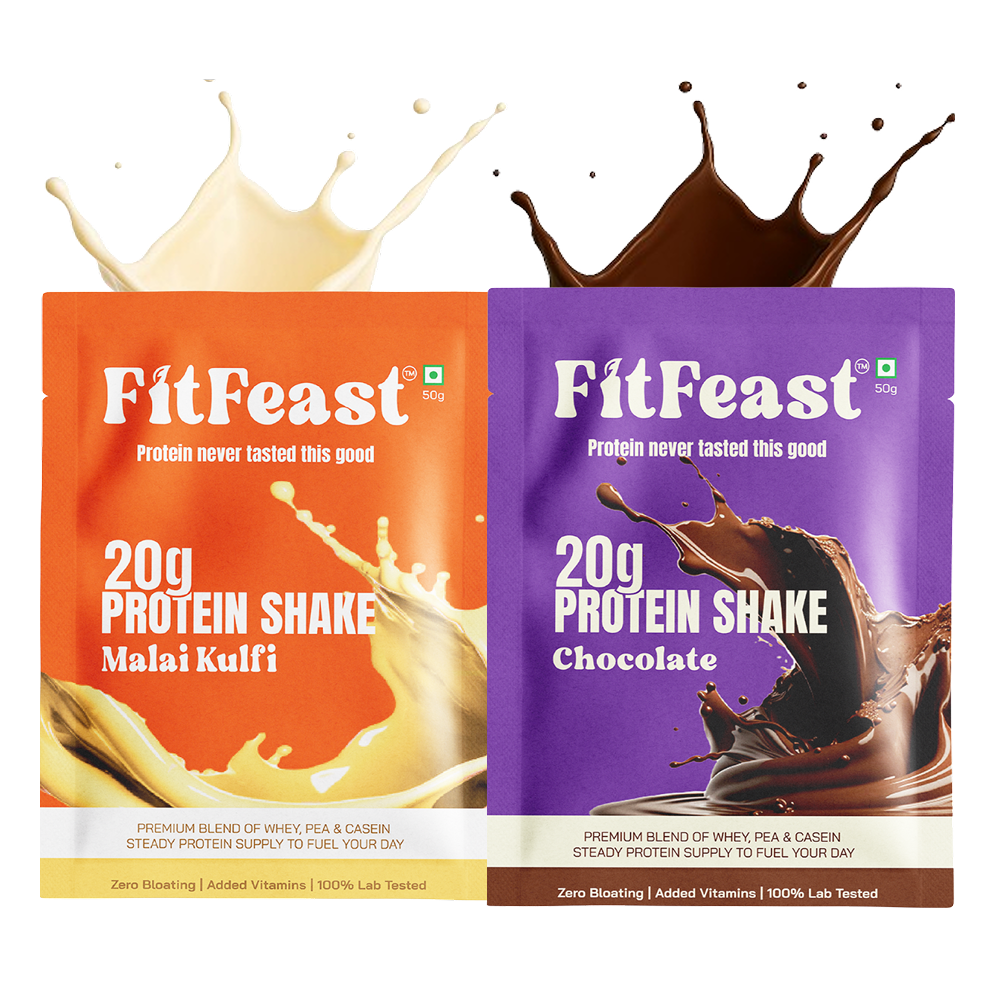 Protein Sachet Assorted: 1 x Malai Kulfi, 1 x Chocolate