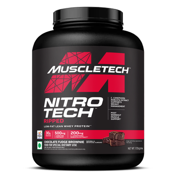 MuscleTech Nitrotech Ripped Chocolate - Fudge Brownie (1.72kg)