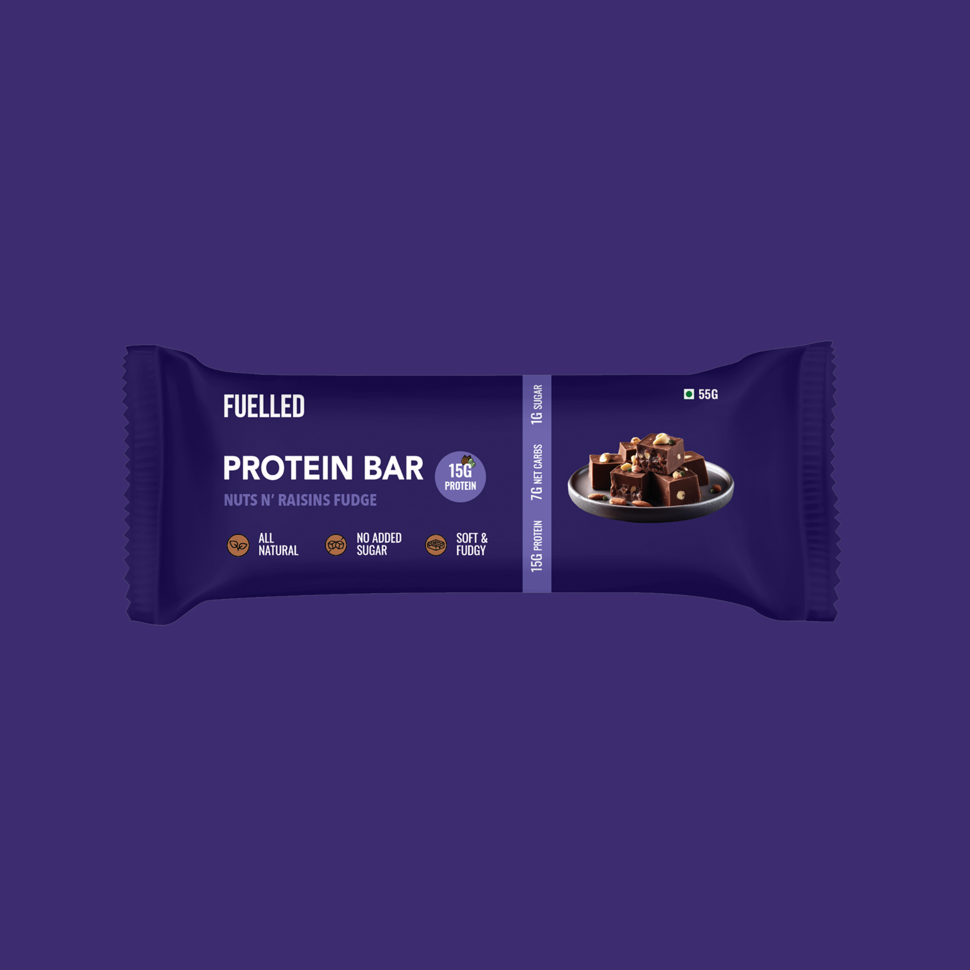 NUTS N' RAISINS FUDGE PROTEIN BAR