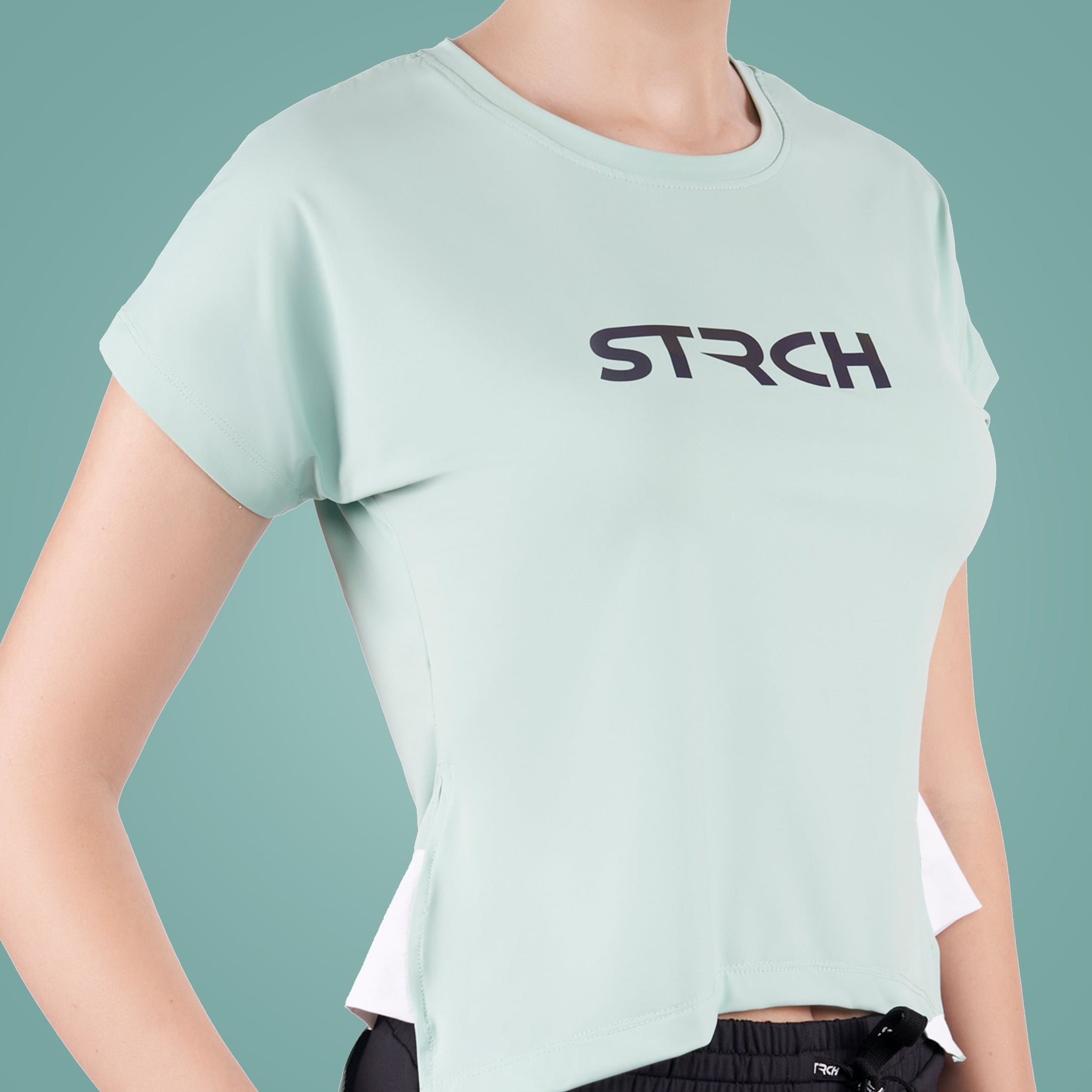 Nylon Women's Wave Crop Top
