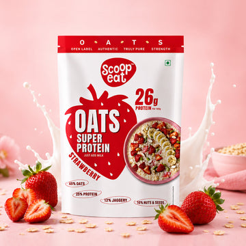 Scoopeat 26g Super High Protein Strawberry Oats 400gm