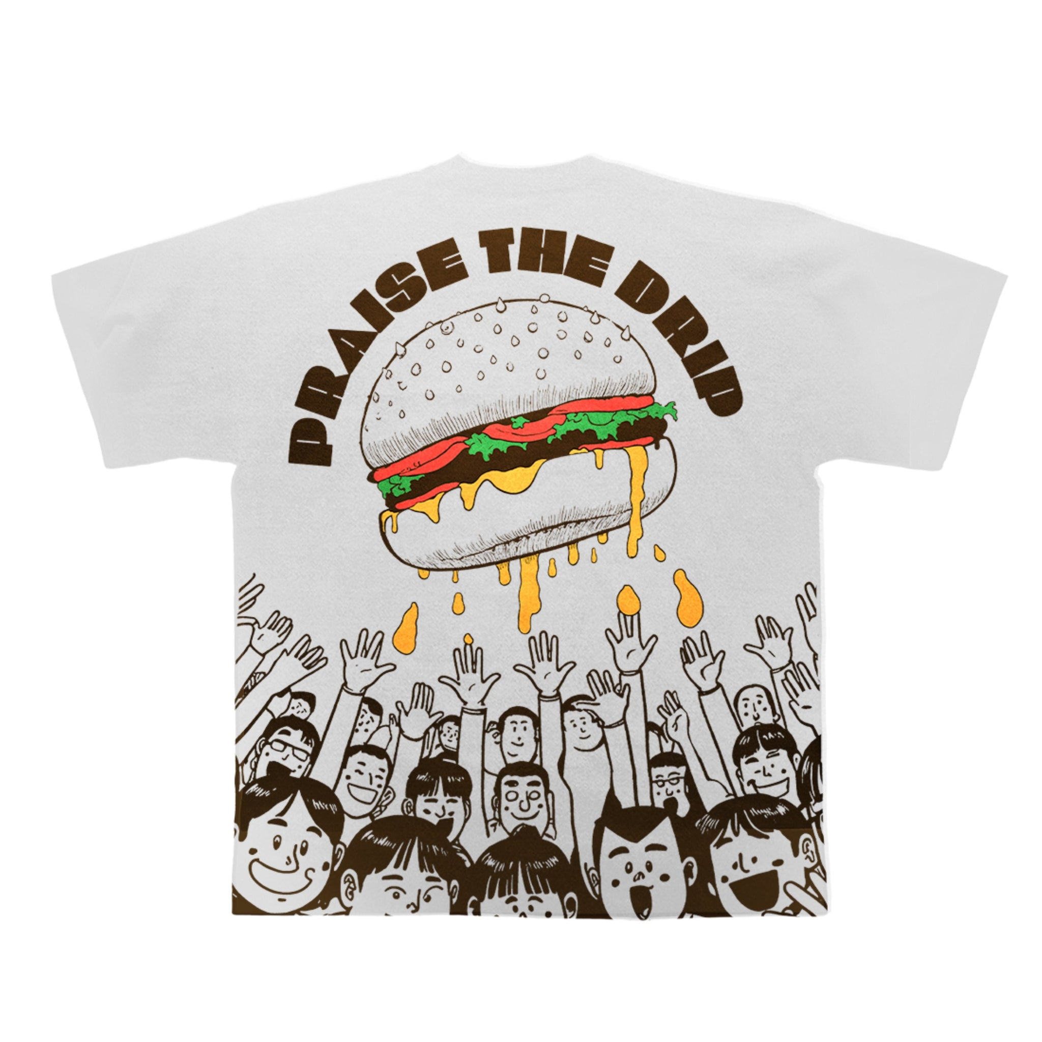 Burger bae x Veeba Praise The Dip Drop sleeved Tee for Men and Women