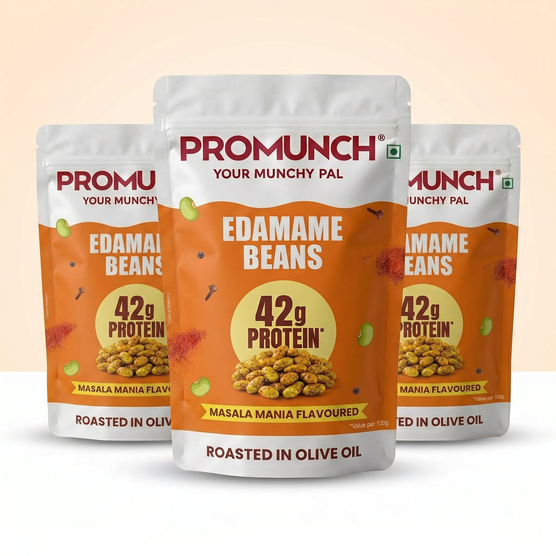Buy Roasted Edamame Beans | Masala Mania| PROMUNCH