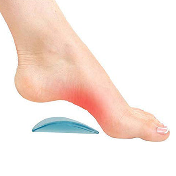 SAMSON Silicone Medial Arch Support (Pair) | Orthotic Flat Foot Insoles for Arch Pain Relief & Pronation Control