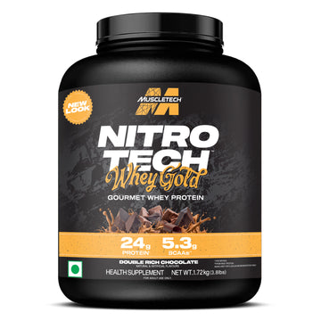 MuscleTech Nitrotech Whey Gold - Double Rich Chocolate (1.72kg)
