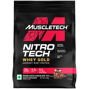 MuscleTech Nitrotech Whey Gold - Double Rich Chocolate (450g)