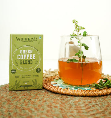 Green Coffee with Prebiotics (Sunfiber®), Apple Cider Vinegar, L-Theanine & Tulsi
