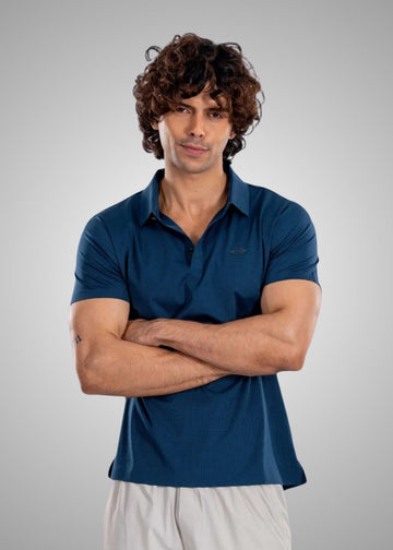 Nylon Men's Slim Fit Polo