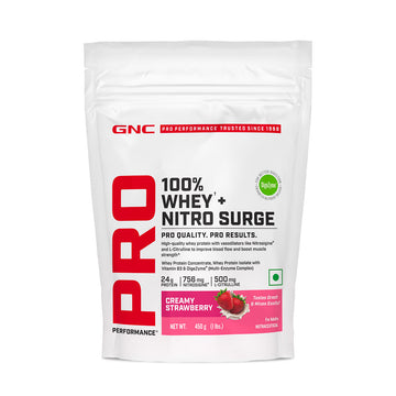 PP 100% WHEY NITRO SURGE – STRAWBERRY 1LBS