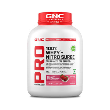 PP 100% WHEY NITRO SURGE – STRAWBERRY 4LBS