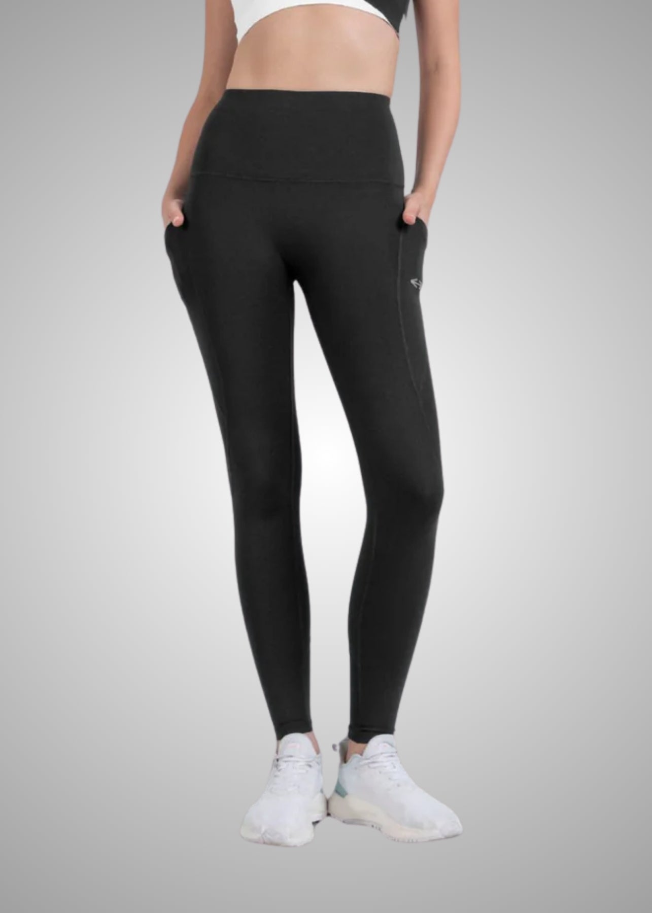 Nylon Women's High Waist No-Roll Leggings