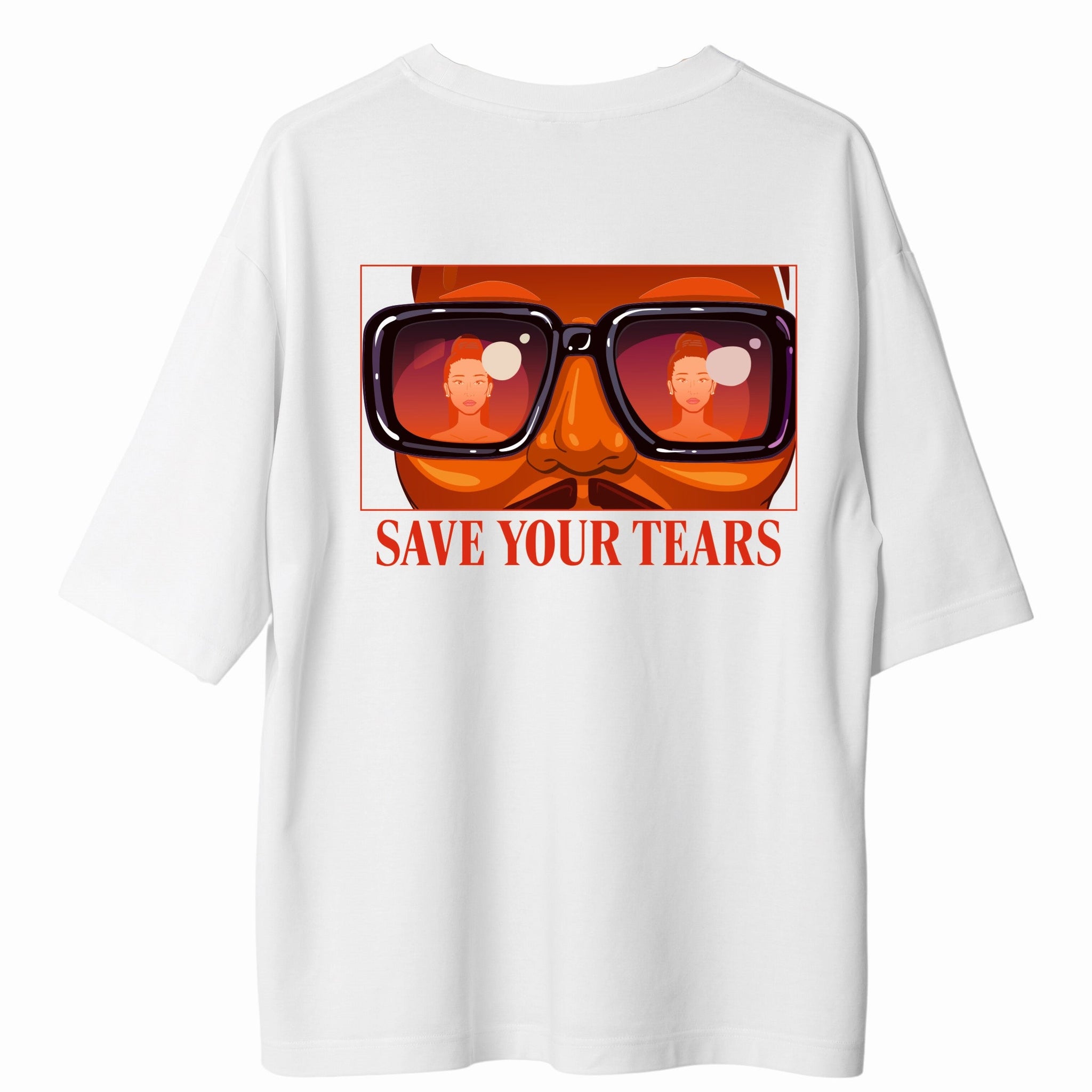 The Weekend Save Your Tears : Burger Bae Oversized  Tee For Men and Women