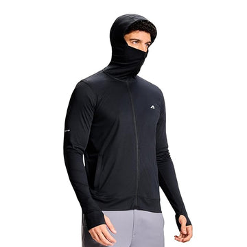 Mens Running Jacket Black