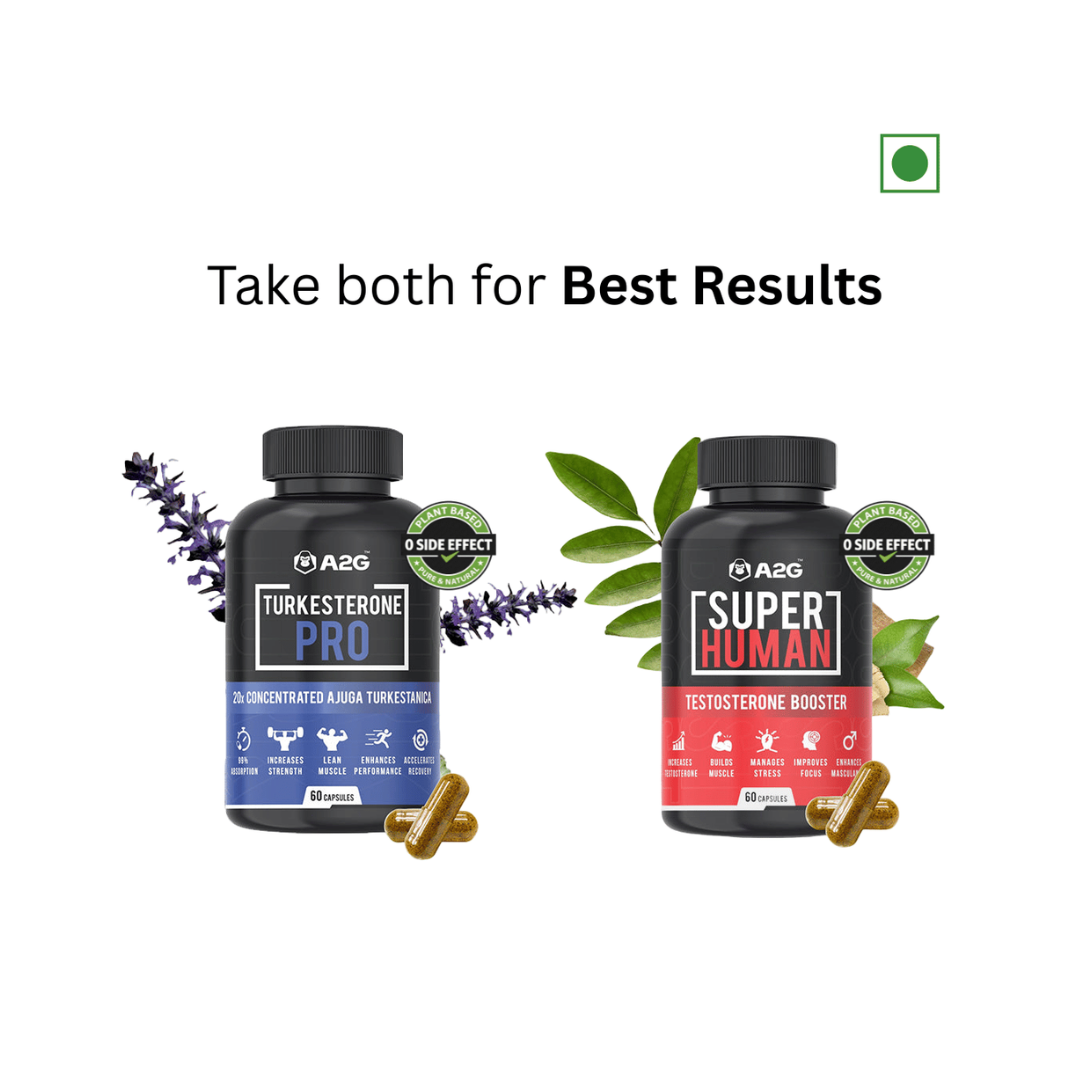 Superhuman X Turkesterone Pro Combo - A2G Lifestyle