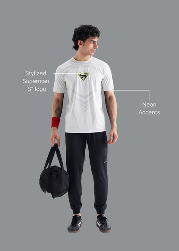 Superman Neon Shield Tee