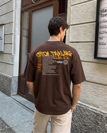 Travis Scott : Stop Trying To Be God Drop Sleeved  Tee For Men and Women