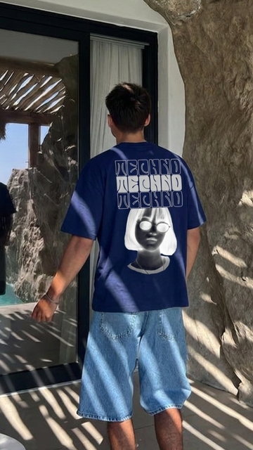 Miss Futuristic Techno : Regular  Tee For Men and Women