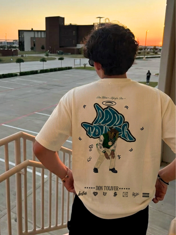 The Don Toliver Cartoon art Drop Sleeved Tee for Men and Women