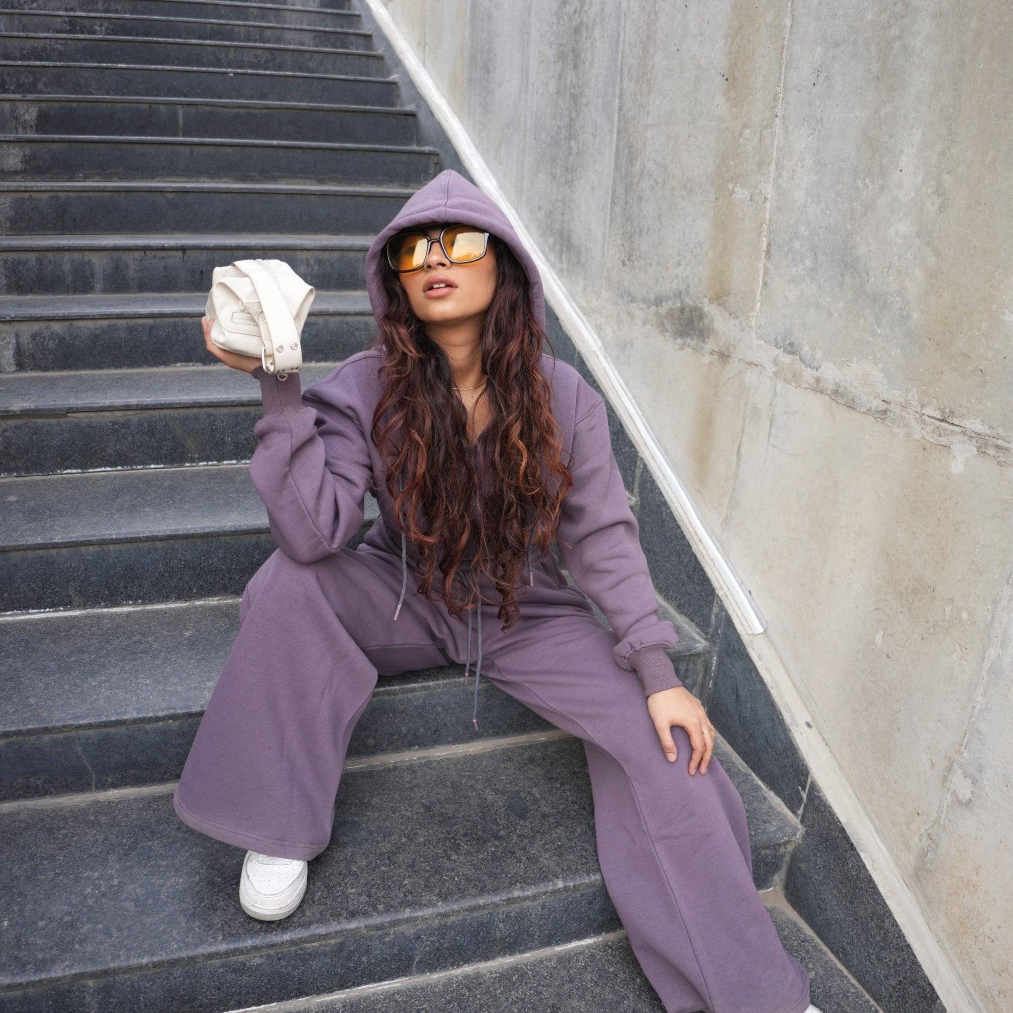 Bomber Set Plum For Women