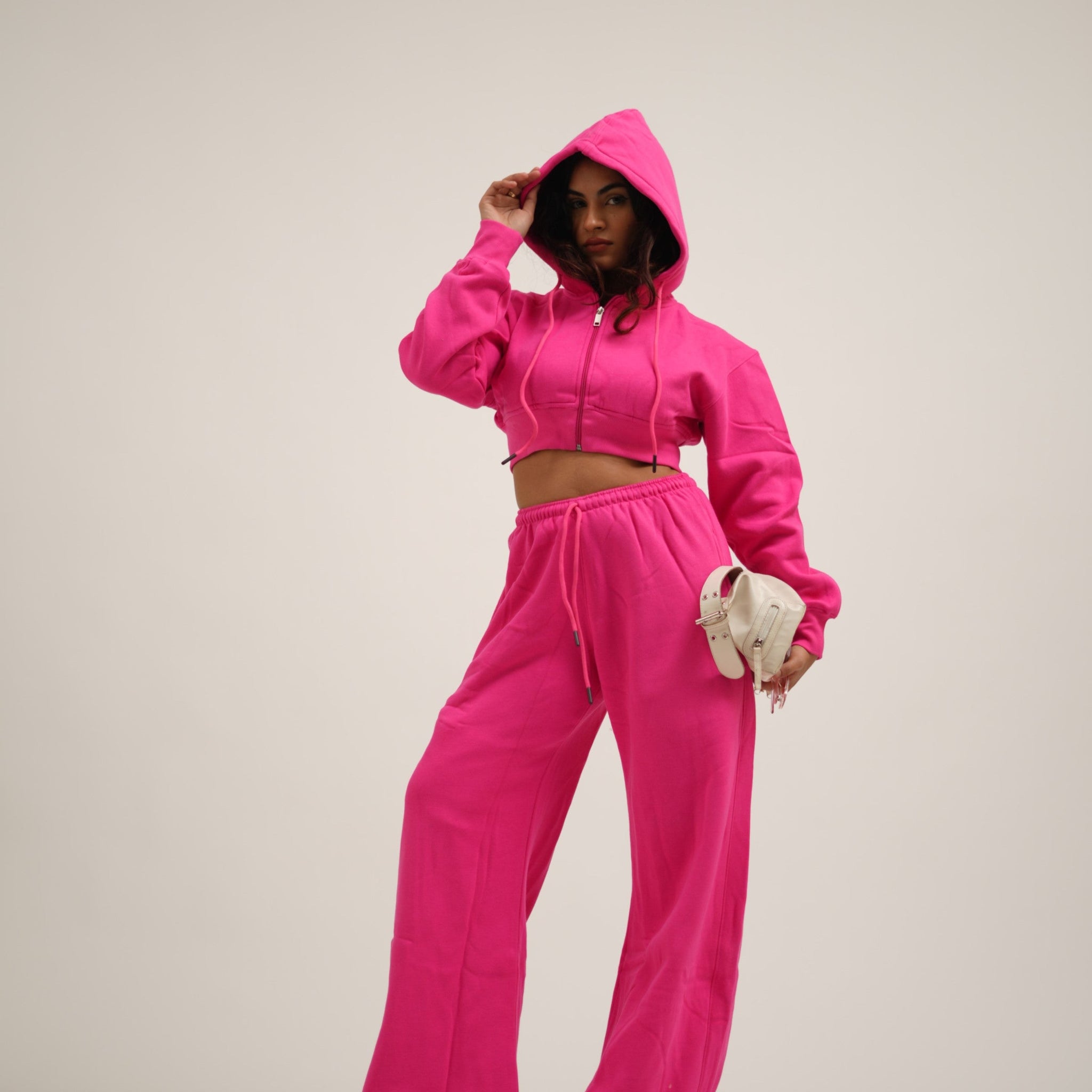 Bomber Set Hot Pink For Women