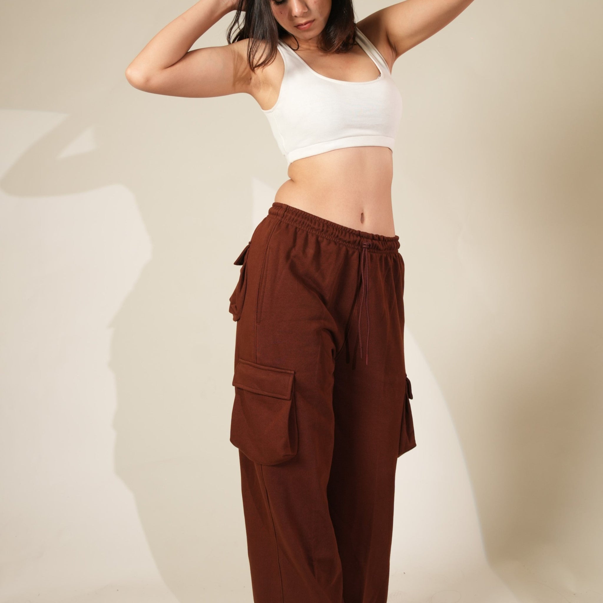 California Hybrid Cargo tracks (Coffee Brown) For Women