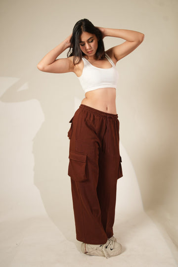 California Hybrid Cargo tracks (Coffee Brown) For Women