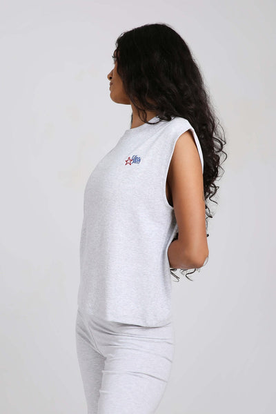 3 Pack: Box Tank in Cherry Red, Greystone & Snow White