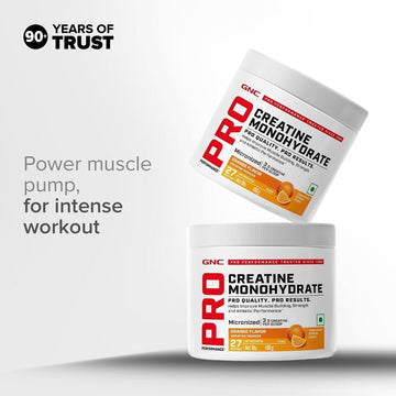 GNC Pro Performance Creatine Monohydrate | 100 gm | Orange