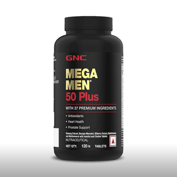 GNC Mega Men 50 Plus Multivitamin(120 Tablets)