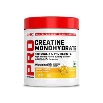 GNC Pro Performance Creatine Monohydrate(250 gms - Lemon)