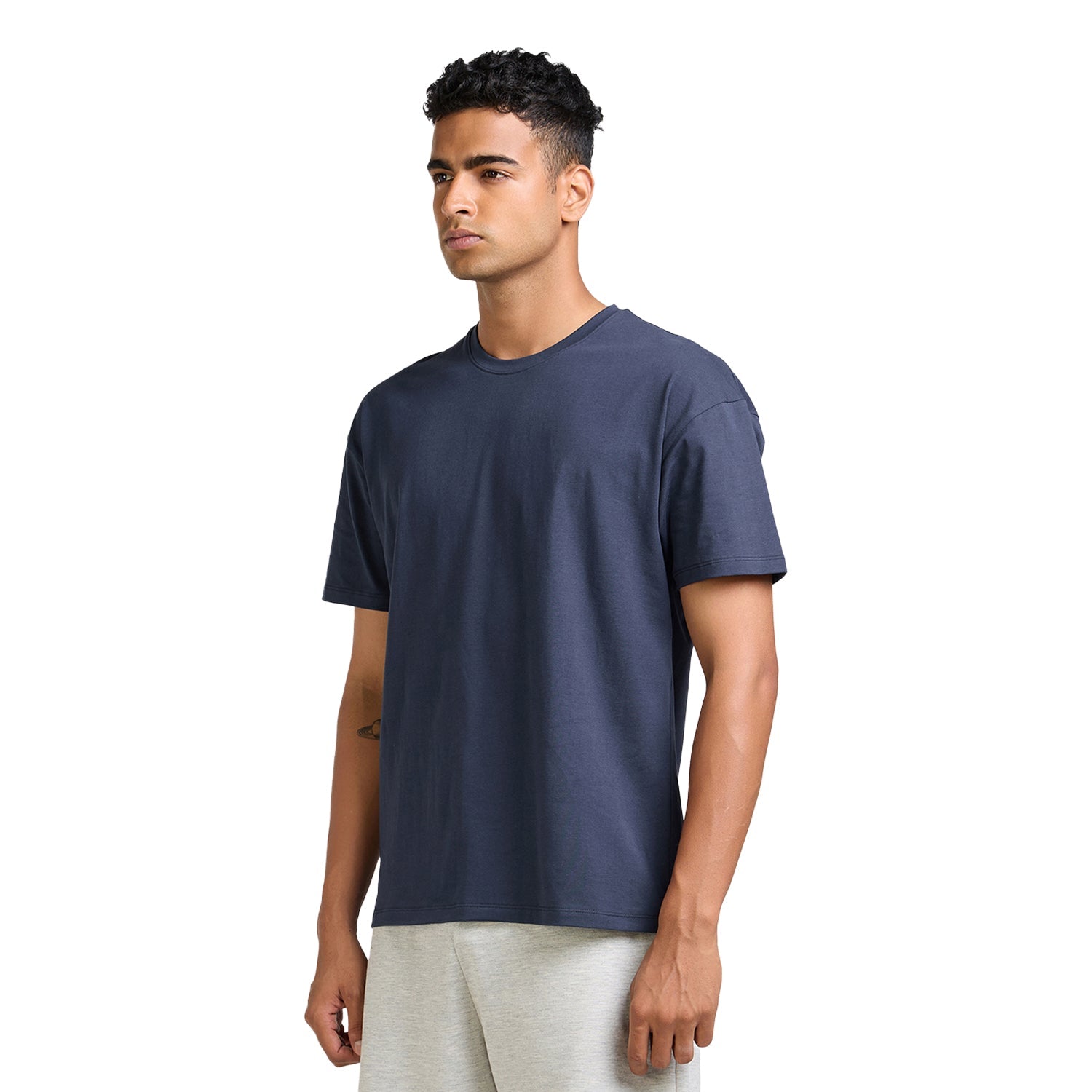 Mens Oversized T-Shirt - Navy