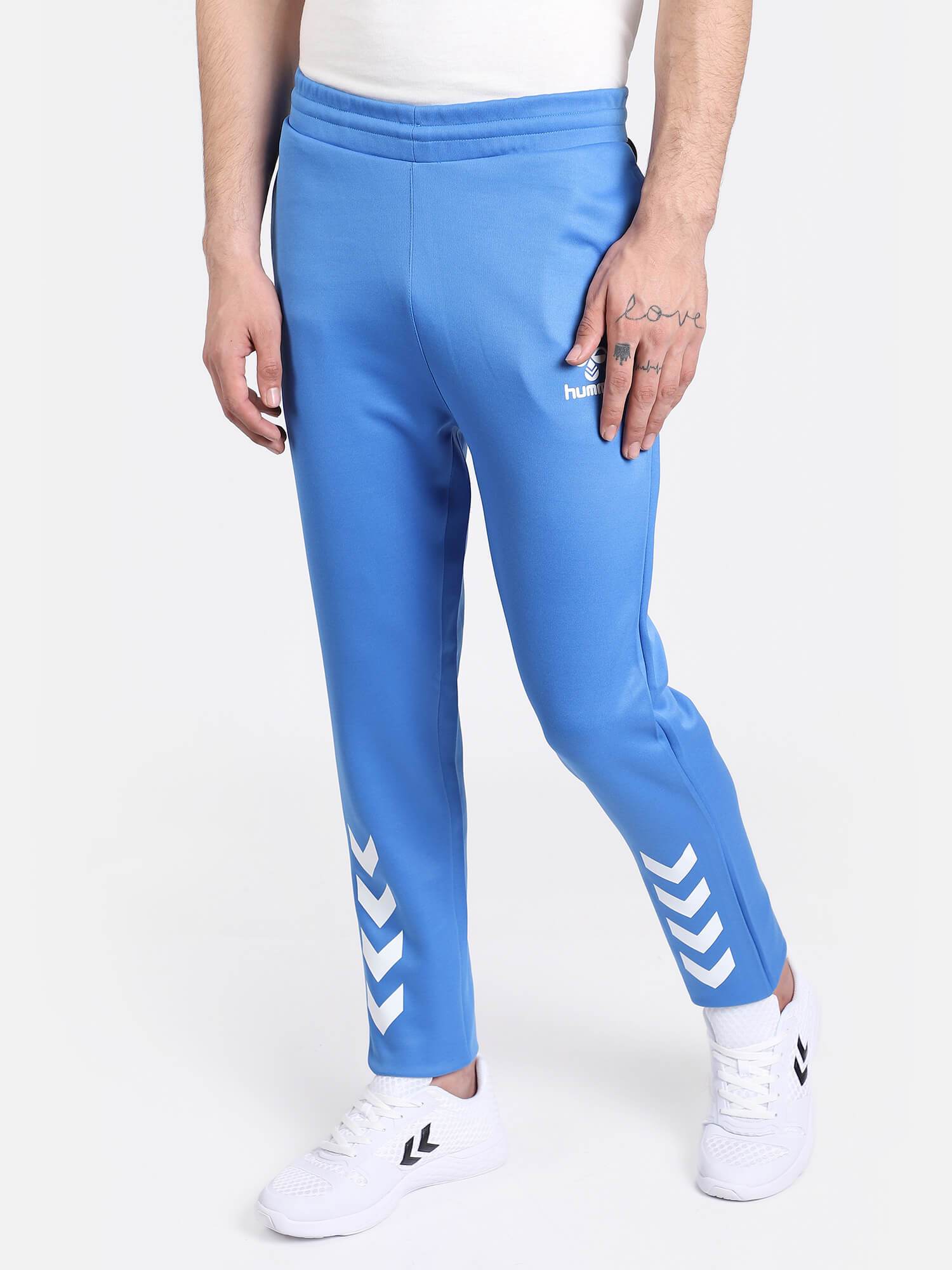 Blue Breeze Polyester Track Pant - Hummel India