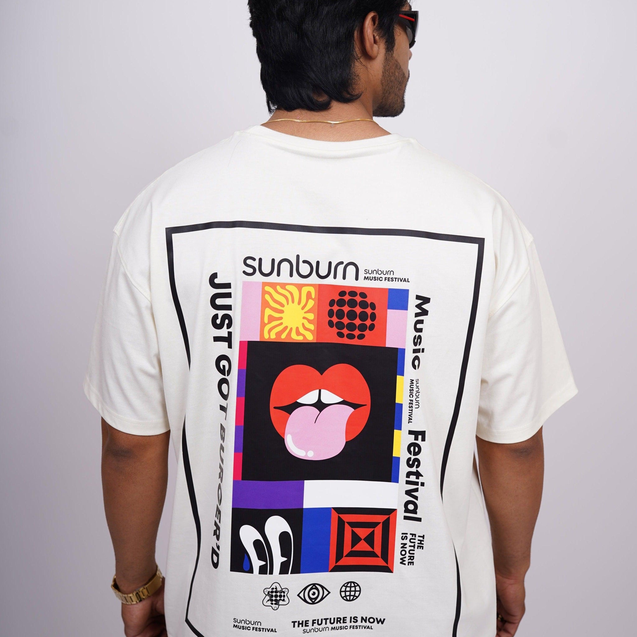 Burger x Sunburn Festival 0.1 Drop:Sleeved Tee   For Men and Women