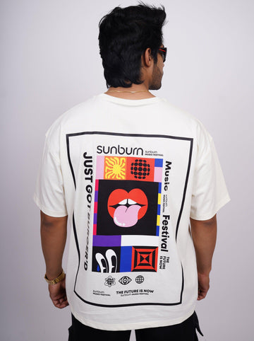Burger x Sunburn Festival 0.1 Drop:Sleeved Tee   For Men and Women