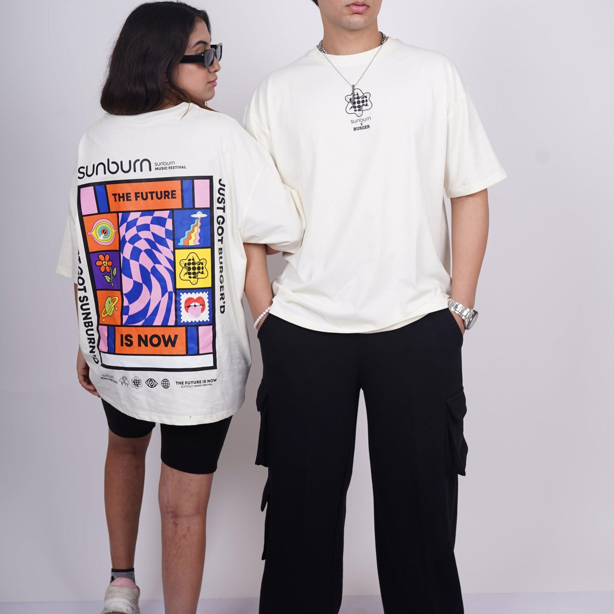 Burger x Sunburn Festival 0.2 Drop:Sleeved Tee   For Men and Women