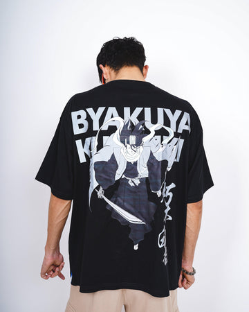 Byakuya Kuchiki : Bleach Reflective Drop Sleeved Tee For Men and Women