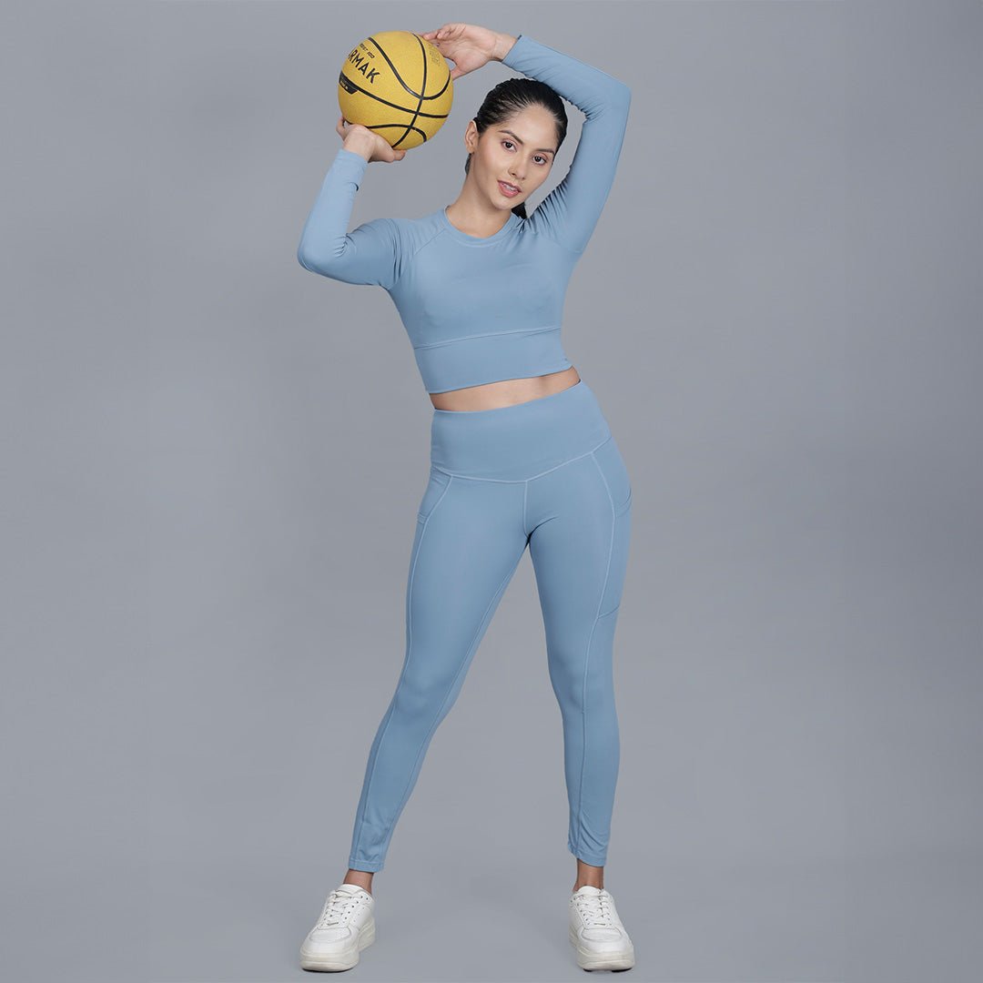 Chiclo Full Sleeves Co-ord Workout Set